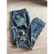 Calça Jeans Rasgada Zara Man Tamanho 42