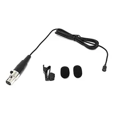 Micrófono De Solapa Lavalier Negro Mini Xlr Ta4f De 4 ...