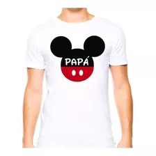 3 Playeras Familia Disney De Mickey Y Minnie Personalizadas