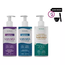 Kit Sarará Shampoo Condicionador Modelador Cachos 3a 3b 3c