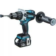 Rotomartillo 3 Modos De 1/2 Inalámbrico Brushless 18v Makita Color Turquesa Frecuencia 60 Mhz