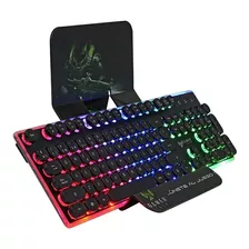 Teclado Gamer Teclas Multimedia Resistente Salpicadura Usb