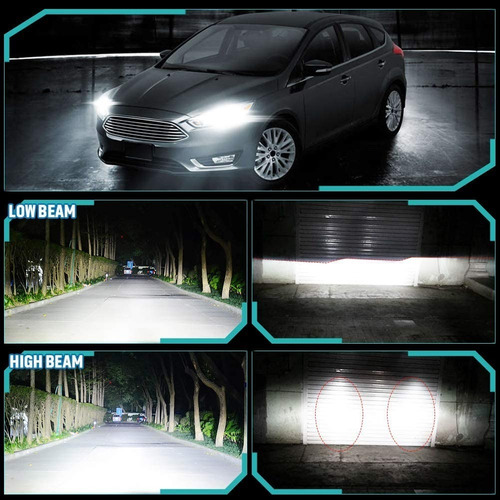 Led Luz Baja 10000lm H11 6000k Nissan Murano 2009-13 Y 15-16 Foto 4