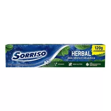 Creme Dental Sorriso Herbal Anis E Menta 120g