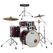 New Decade 5 Piece Shell Kit With Throne Drum Gloss Deep Red