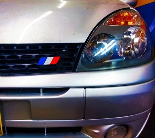 Bandera Francia Persiana Con Base Renault Citroen Peugeot Ds Foto 3