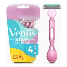 Aparelho Descartável Gillette Venus Simply3 Sensitive Leve 4