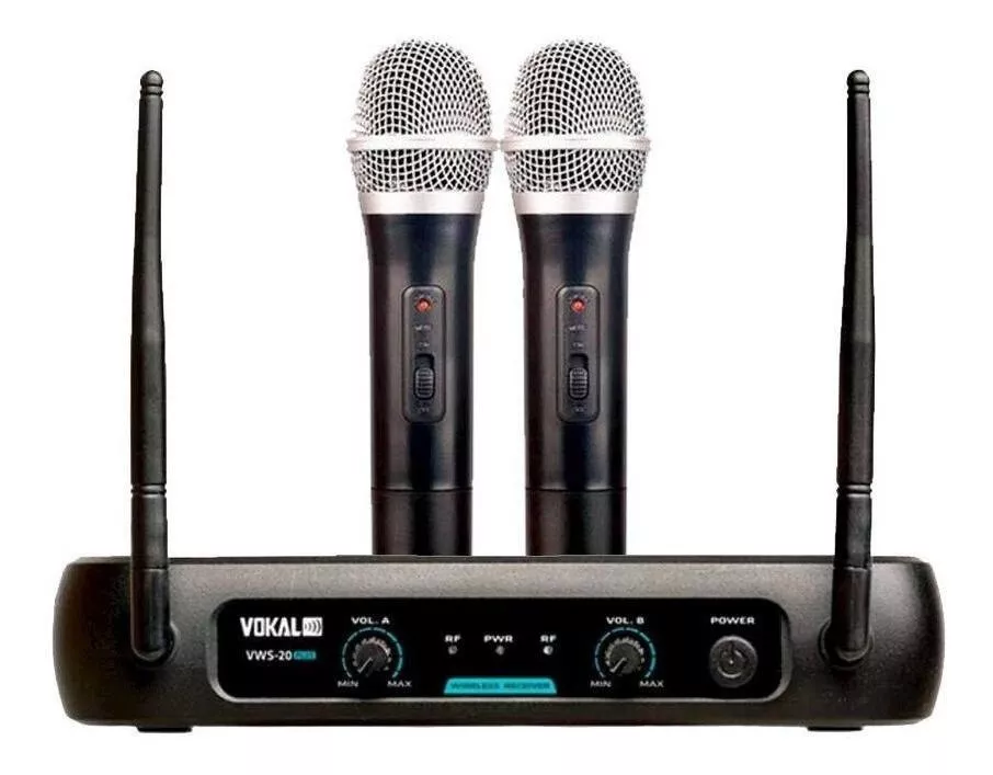 Microfones Vokal Vws-20 Plus Dinâmico  Unidirecional