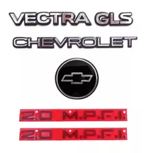 Kit Emblemas Vectra Gls Chevrolet 94/95 2 2.0 Mpfi Gm Grade