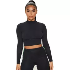 Cropped Gringa Sem Bojo Pronta Entrega Gola Alta Blusinha 