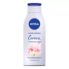  Loción Hidratante Para Cuerpo Nivea Cereza Y Aceite De Jojoba En Botella 400ml Cereza