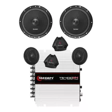 Módulo Amplificador Digital Ts400 + Kit 2 Vias 6pol Tkl 120w