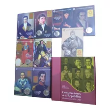 Colección Monedas Constructores De La República + Álbum Bcrp