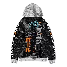 Sudadera Con Capucha Estilo Hip-hop Anime Dragon Ball