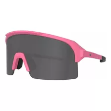 Oculos Ciclismo Hb Edge Pink Fosco Lente Silver Espelhada