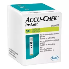 Tiras / Cintas De Glucosa - Accu Chek - Instant - 50u - D2