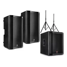 Harbinger Vari 4000 Series Powered Speakers Package 