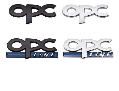 4metal Opc Line Emblema Insignia Pegatina Para Opel Foto 4
