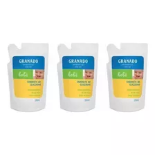 Kit 03 Sabonete Líquido Granado Camomila Refil 250ml