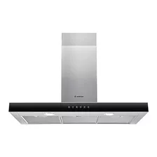 Campana Ariston Ahbs 9.7f 90 Cm Acero Inox + Negro De Pared 