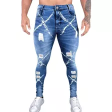 Calça Jeans X Splash Super Skinny Destroyed