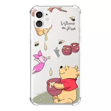 Capa Capinha Com Nome Personalizada Ursinho Pooh 1