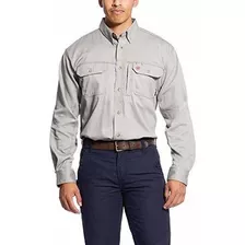 Camisa De Trabajo Resistente Al Fuego Ariat Para Hombres, Gr