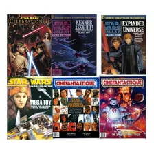 Lote Coleção 23 Revistas Livros Posters Importados Star Wars