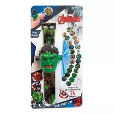 Reloj Proyector Hulk Avengers Disney - Ditoys 2544