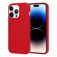 Funda Case Para iPhone 12 Pro Jelly Pearl Rojo Antishock