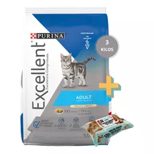 Pack Excellent Gato Adulto 3kg + Toallitas Húmedas