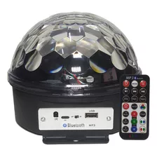 Media Esfera Audioritmica 6w Luces Multicolor Con Parlante