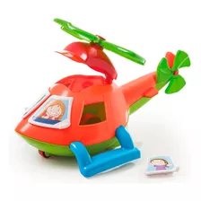 Juguete Educativo Helicoptero Calesita Colorido Y Didactico