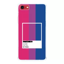 Capinha Compatível Pantone Orgulho Bi - iPhone