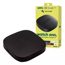 Onn Android Tv Box 4k Uhd Comando De Voz ( Roku ) Google New