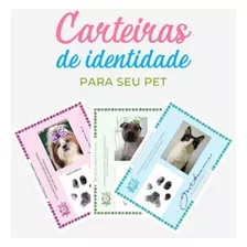 Certidão De Nascimento E Rg Pet Arte Digital Para Imprimir