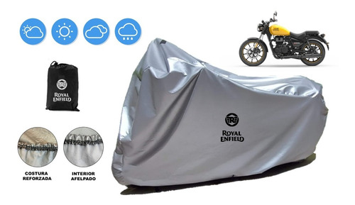 Funda Afelpada Para Moto Royal Enfield 100% Impermeable!! Foto 3