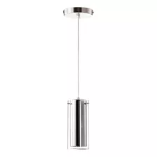 Lámpara Colgante En Espejo Cristal 60w Java E27 Tecnolite Color Cromado