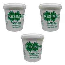 Kit 3 Vaselina Solida Farmaceutica Resim Usp 800gr Tatuagem 