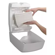 10 Pacotes Papel Toalha Interfolhada Branco Higiene Mãos