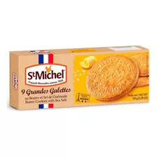 Biscoito Francês Grande Galettes Com Sal Marinho St. Michel