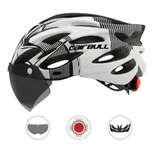 Cairbull - Casco De Bicicleta De Montaña Con Lente