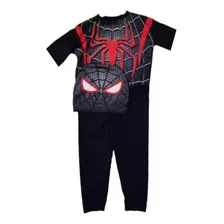 Disfraz Spiderman Negro / Hombre Araña Negro De Tela