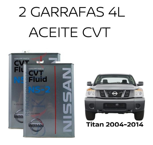 Aceite Caja Aut. 8 Litros Titan 2004-2014 Original Foto 2