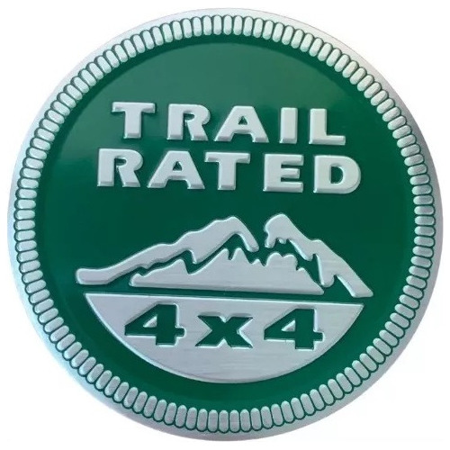Emblema Trail Rated 4x4 Rojo Para Jeep Wrangler Tj Yj Jk Foto 6