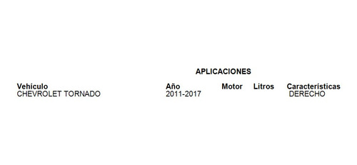 Luna Espejo Derecho Copiloto Chevrolet Tornado 2020 2021 Foto 2
