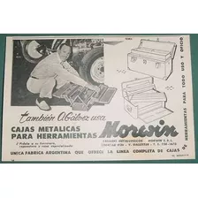 Publicidad Automovilismo Oscar Galvez Cajas Herramientas