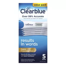 Clearblue - Prueba De Embarazo Clearblue Digital Con Cuenta