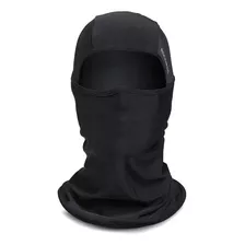 Balaclava Bandana Pasamontaña Visera Moto Bicicleta Rockbros Color Negro Diseño De La Tela Poliéster Talla Unica