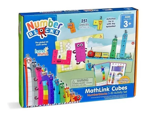 Numberblocks® Cubos De Matemáticas Educativos 251 Piezas